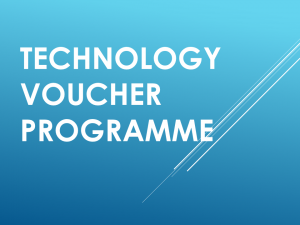 Technology Voucher Programme - Vital Home Solution